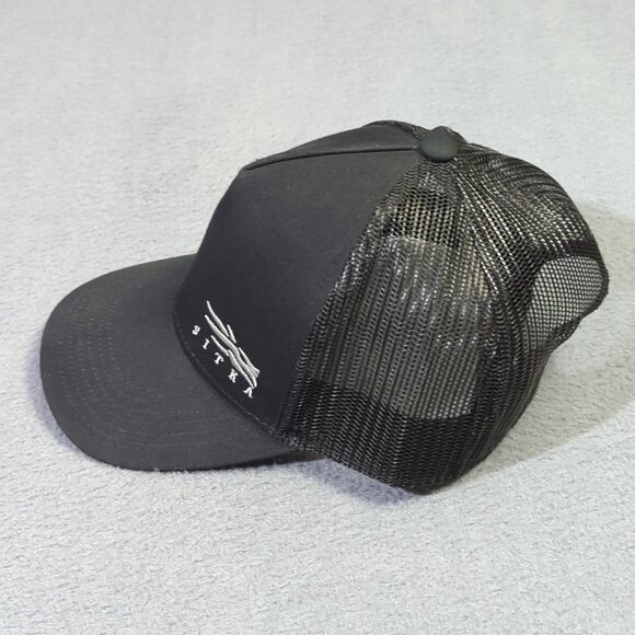 Sitka Hat Men's OS Adjustable Black Mid Pro Trucker Snapback Hunting Outdoor - Picture 3 of 10